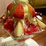 シャモニーモンブラン - いちごクリーム