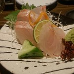 おでんと鴨蕎麦居酒屋 じんべえ - おじさん刺身