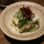 おでんと鴨蕎麦居酒屋 じんべえ - モンゴイカの下足のぬた