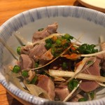 焼鳥 酉たけ - 砂肝の塩漬け　上品な味で素晴らしく美味しい