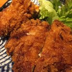 焼鳥 酉たけ - 本日のお目当て　鶏メンチカツ