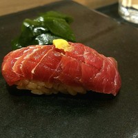 不動前 すし 岩澤 - 鮪漬け　握り