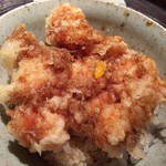 天ぷら 元吉 - かき揚げの天丼