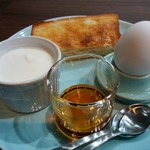 カメイ珈琲店 - モーニング②のセット