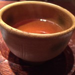 天ぷら 元吉 - ほうじ茶