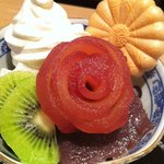 菊丸 - あんみつベルサイユのばら850円