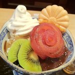 菊丸 - あんみつベルサイユのばら850円