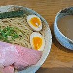 竹麺亭 - 魚介醤油つけ麺♪
