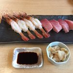 ぎふ初寿司 - 中トロとボタン海老
      