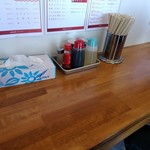 極濃湯麺 シントミ - 【2017.12.17(日)】カウンター席