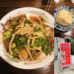 麺屋 菜心 - チャーシュー麺、チャーハンおむすび