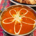 スンニマ - バターチキンカレーのアップ。まろやかで甘くておいしい。ランチセットでこれが選べるのも嬉しい。