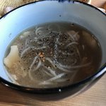 そば舎 あお - 蕎麦湯投入！