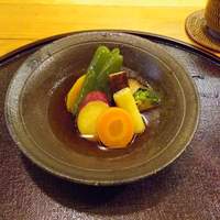 うなぎと季節料理とらや - ９種類の野菜のあげびたし