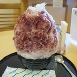 コンセーレ　コーヒーコーナー2001 - 料理写真:・「日光天然かき氷 フルーツシロップ巨峰(\450)」