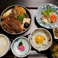 平川 - すき焼定食（2800円）