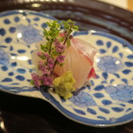 青華こばやし - 29年12月　淡路鯛　造り