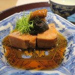 青華こばやし - 29年12月　鮟肝　生海苔、目葱