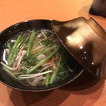 日本料理 たかむら - 野菜の沢庵煮（椎茸、えのき、山茶茸、ししとう、セリ、白神ねぎ、京人参、三内人参、黄人参、黒皮かぼちゃ）