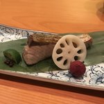 日本料理 たかむら - 秋田県産ヒラマサの塩焼き