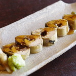 徳山鮓 - 子持ち鮎、香茸の餡