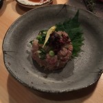 盃屋かづち - いわしのちょい辛なめろう、お酒に合いすぎ！