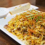 Kolkata Cafe Kebab Biryani - マトンビリヤニセット