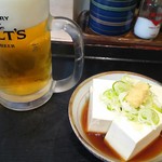 Komiya - 生ビールと冷奴