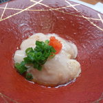 寿司割烹 魚紋 - うまづらはぎ肝和え