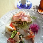 Trattoria MARSUPINO - ランチの前菜盛り合わせ