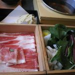 黒豚料理 寿庵 - 黒豚塩しゃぶランチ1