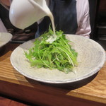 アカ - ドレッシングは食べる寸前に