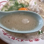 丸幸ラーメンセンター - 2017年12月17日  スープ（濃厚で美味しい ！ ）