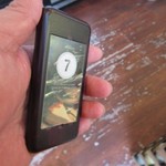 Musubi Cafe Iyasume - 注文が終ったらベルを貰って商品の出来上がりを待ちます。