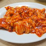 大栄 - ホルモン ※いつもよりタレ辛めとのこと