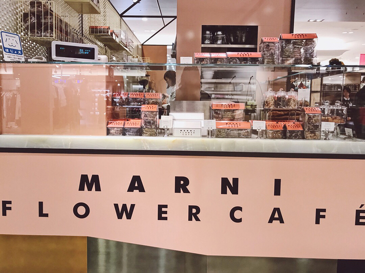 写真 : マルニ フラワー カフェ （MARNI FLOWER CAFE） - 大阪梅田 