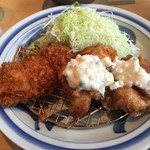 とんかつ 濵かつ - ロースカツとチキン南蛮定食