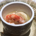 銀座 盡 - 天然車海老、帆立、シャンパーニュ