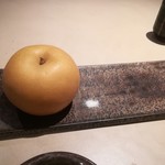 厨翠山   - 秋の香   滋味しみじみと。ずわい蟹と和梨のさらだ仕立て   色々なきのこの茶碗蒸し  
      塩(ゲランドエキストラファン)