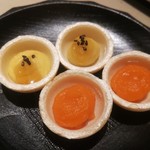 厨翠山   - にんじん と 安納芋のもなか