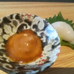 厨翠山   - 泡のしょうゆ ホタテのさしみ