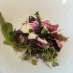 厨翠山   - こちら 今回もサービスの 生ハムサラダ