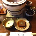 奥丹 - とろろ汁と胡麻豆腐