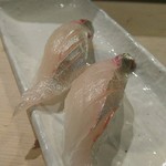 名代 駒寿司 - シマアジ