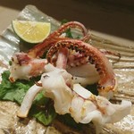 名代 駒寿司 - ゲソ炙り