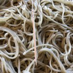 手打ち蕎麦 くげ - この蕎麦、細いのですよ。