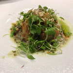 TACUBO - 真鱈の白子 香草バターソースとヘーゼルナッツ