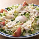 ☆Caesar salad with Prosciutto and warm egg