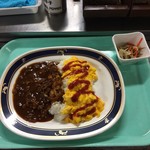 クラーク食堂 - ハヤシビーフオムライス（大）　５５０円