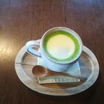 キモノスタイルカフェ - 抹茶ラテ¥490
